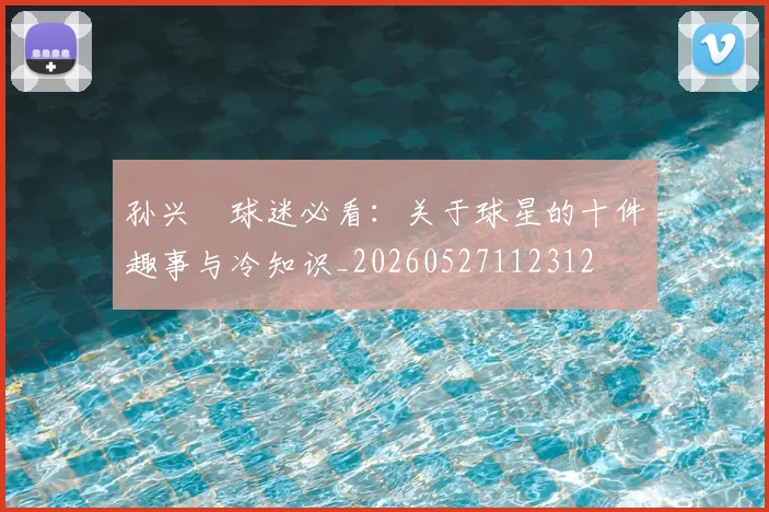 孙兴慜球迷必看：关于球星的十件趣事与冷知识_20260527112312