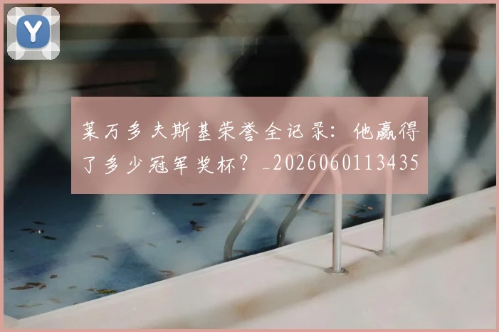 莱万多夫斯基荣誉全记录：他赢得了多少冠军奖杯？_20260601134350